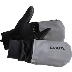 Craft ADV Hybrid Weather Glove - Silver/Black