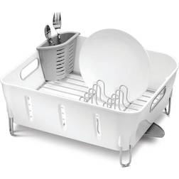 Simplehuman Compact White Dish Drainer 32.8cm