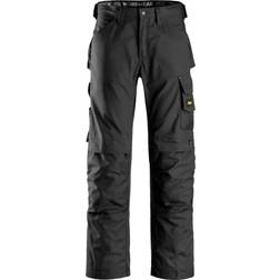 Snickers Workwear 3314 Canvas+ Craftsmen Trousers - Black