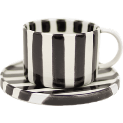 Olsson & Jensen Monica With Saucer Black Cup
