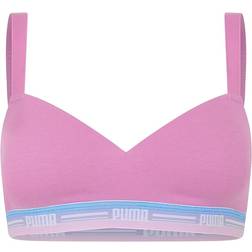 Puma Women's Padded Short Top Bra - Opera Pink