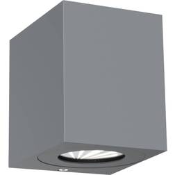 Nordlux Canto Kubi 2 Grey Wall Flush Light 8.7cm
