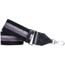 Markberg Finley Bag Strap - Black/Lavender