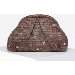 Shein Retro Women Crochet Beach Bag Large Capacity - Red Rivet