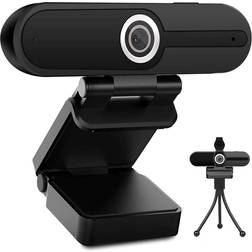 ToLuLu Uhd 4k webcam with microphone: 8mp usb computer web camera with privacy shutter