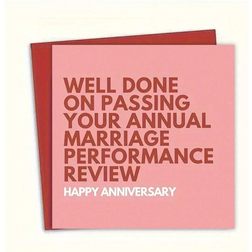 Shein 1PC Funny & Unique Text Greeting Card For Love