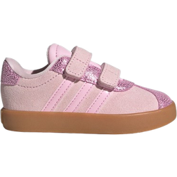 adidas Kid's VL Court 3.0 Shoes - Clear Pink/Clear Pink/Gum