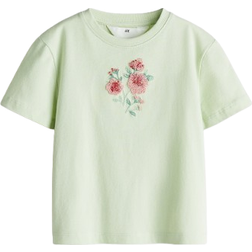 H&M T-shirt Med Motiv - Flicka