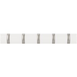 Umbra Flip 5 White/Nickel Coat Hook 50.8cm