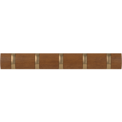 Umbra Flip 5 Warm/Gold Coat Hook 50.8cm