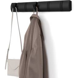 Umbra Flip 5 Black/Black Coat Hook 50.8cm
