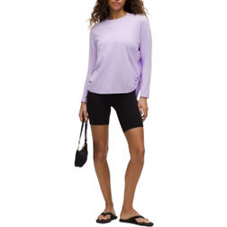 Lululemon Side-Cinch Long-Sleeve Shirt - Lavender Frost