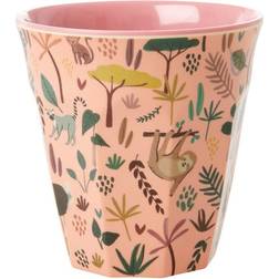 Rice Medium Coral Jungle Animals Kaffekop 25cl