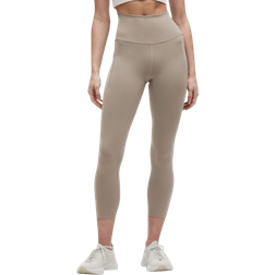 Lululemon Wunder Train High Rise Crop with Pockets 23" - Warm Ash Grey