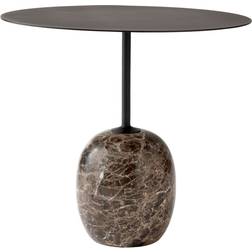 &Tradition Lato LN9 Warm Black / Emparador Marble Small Table 40x50cm