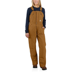Carhartt 104694 Insulated Bib Overalls - Brown