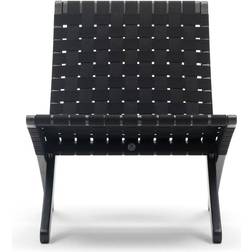 Carl Hansen & Søn MG501 Cuba Cotton Black Lounge Chair 76cm