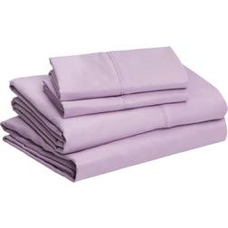 Amazon Lightweight Super Soft Bed Sheet Purple (259x228.6cm)
