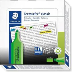 Staedtler Textsurfer Classic Fluorescent Highlighter Green 10-pack