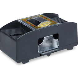 Relaxdays Card Shuffler 2 Decks Black