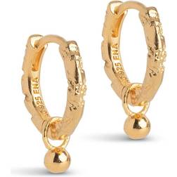 ENAMEL Copenhagen Hoops Belle E245GM 925S Gp - Gold Colour