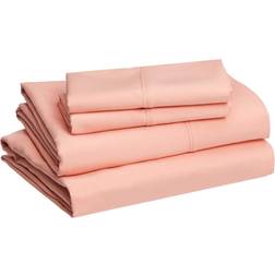 Amazon Lightweight Super Soft Bed Sheet Pink (259x228.6cm)
