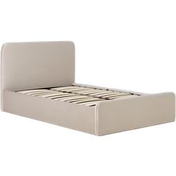 John Lewis Bonnie Ottoman Storage Upholstered Bed Frame Deep Velvet Mink 134x208cm