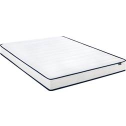 White Noise Tight Top Double Coil Spring Matress 135x190cm