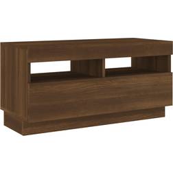 vidaXL Cabinet with Led Lights TV-bord 80x40cm