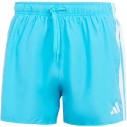 adidas 3-Stripes Swim Shorts 3-Inch - Lucid Cyan/White