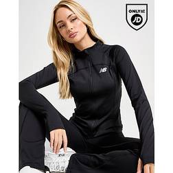 New Balance Logo Full Zip Track Top - Black
