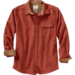 Legendary Whitetails Men's Buck Camp Flannel Shirt - Barnwood Heather