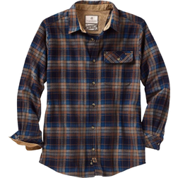 Legendary Whitetails Men's Buck Camp Flannel Shirt - Brownstone Plaid