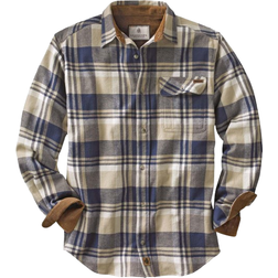 Legendary Whitetails Men's Buck Camp Flannel Shirt - Shale Plaid