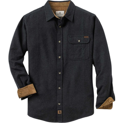 Legendary Whitetails Men's Buck Camp Flannel Shirt - Black Heather