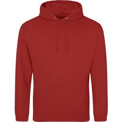 AWDis College Hoodie - Brick Red