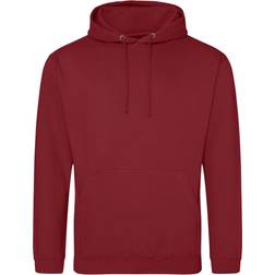 AWDis College Hoodie - Red Hot Chilli