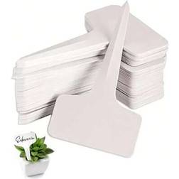 Shein Pure White 50 Pieces T-Shaped Plant Labels
