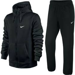 Nike Mens Club Fleece Full Tracksuit Set - Black