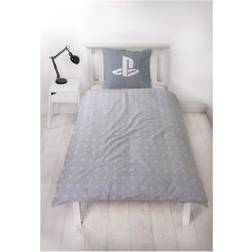 Licens Playstation 2 in 1 Design Grå 140x200 cm Påslakan Grå