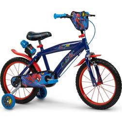 Huffy Spiderman 16 Inch Bicycle Blue Red 16 Inch Kids Bike