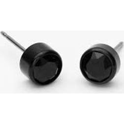 Blomdahl Örhängen Bezel Stjärnurmakarna - Black