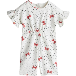 H&M Heldragt Med Tryk - Hvid