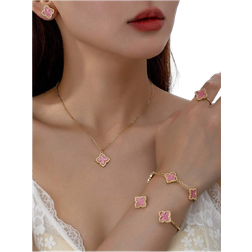 Shein 6 Pieces Clover Leaf Earrings
