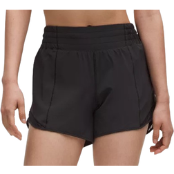 Lululemon Hotty Hot Shorts Mit Hohem Bund Und Liner - Black