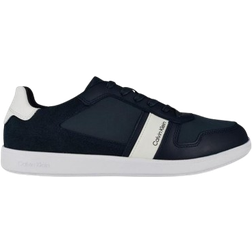 Calvin Klein Lace Up Mix Trainers M - Navy