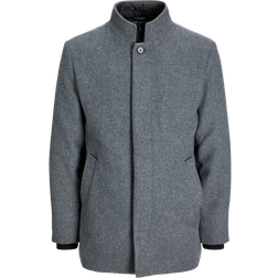 Jack & Jones Coat - Gray/Dark Gray Melange