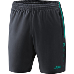 JAKO Competition 2.0 Short Unisex - Anthracite/Turquoise