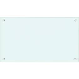 vidaXL White Splash Guard 40cm