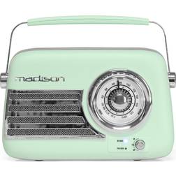 Madison Retro Radio Med Bluetooth Och FM
